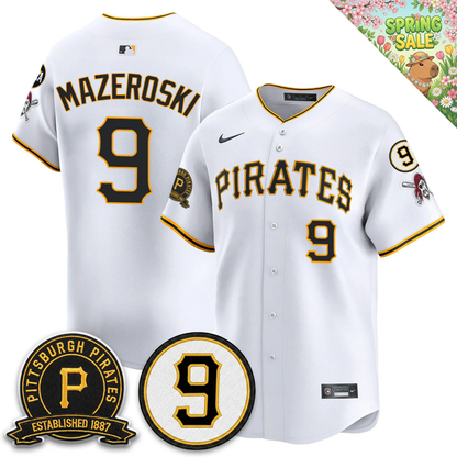 PIT Memories Vapor Limited Jersey - Bill Mazeroski & EST 1887 Patch - All Stitched