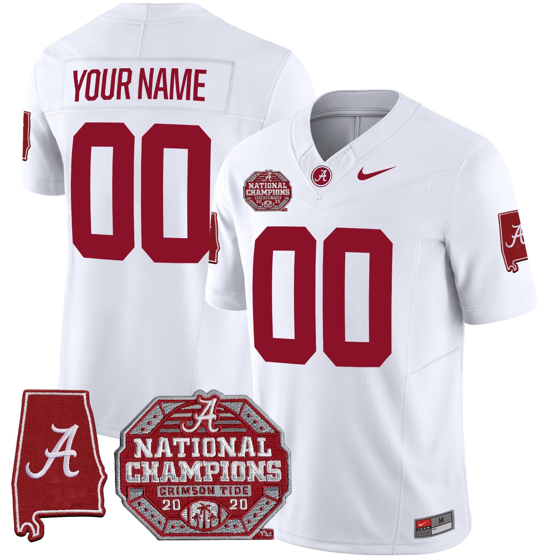Alabama Crimson Tide Vapor Limited Custom Jersey - All Stitched