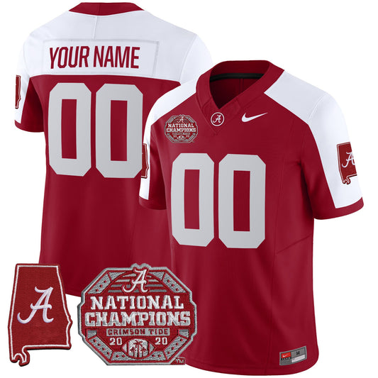 Alabama Crimson Tide Vapor Limited Custom Jersey - All Stitched