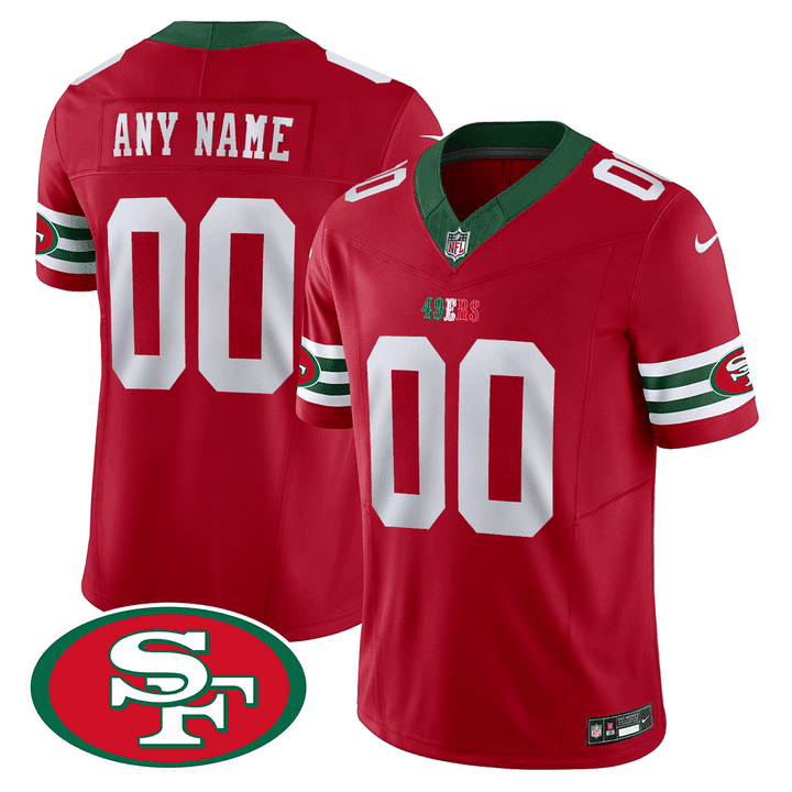 San Francisco 49ers Mexico Custom Jersey - All Stitched