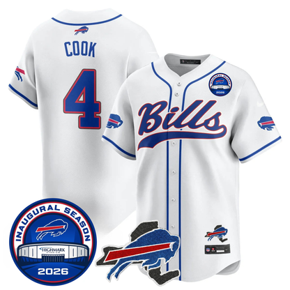 BUF 2025 Inaugural Season Patch Vapor Baseball Jersey - Stitched