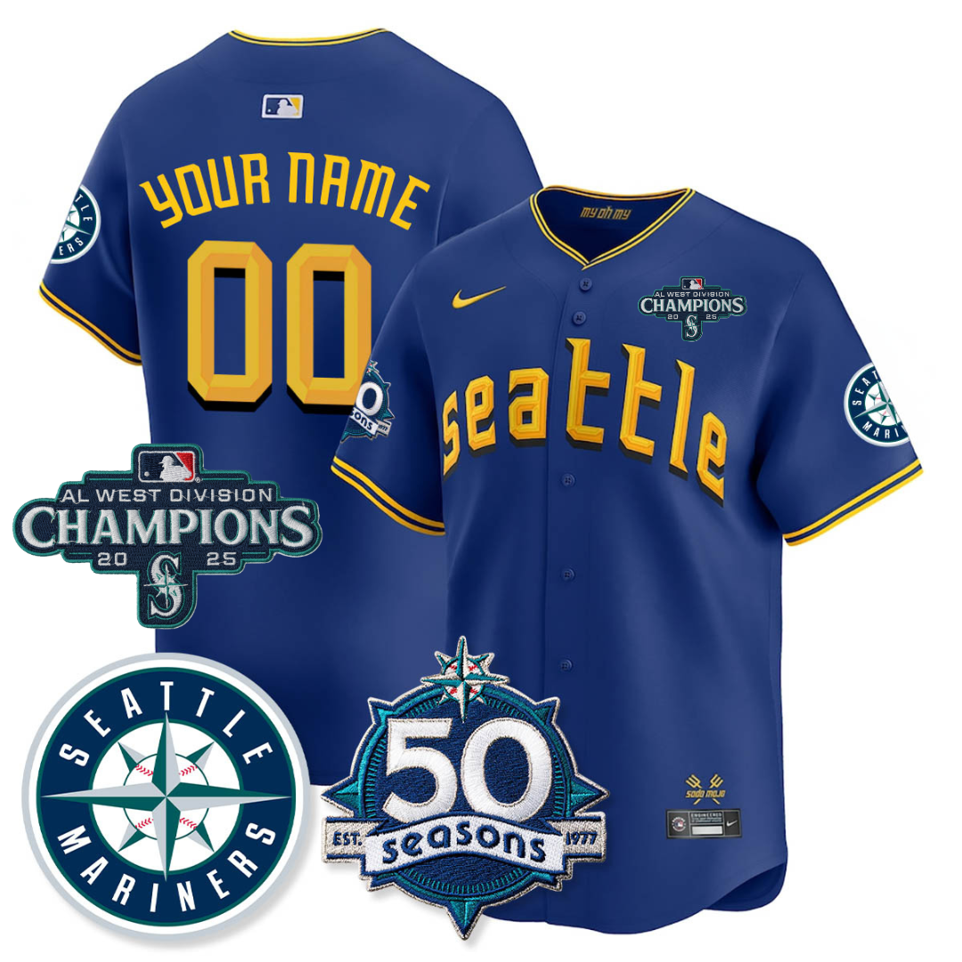 SEA Vapor Premier Limited Jersey - 50th Anniversary & AL West Division Champions - All Stitched