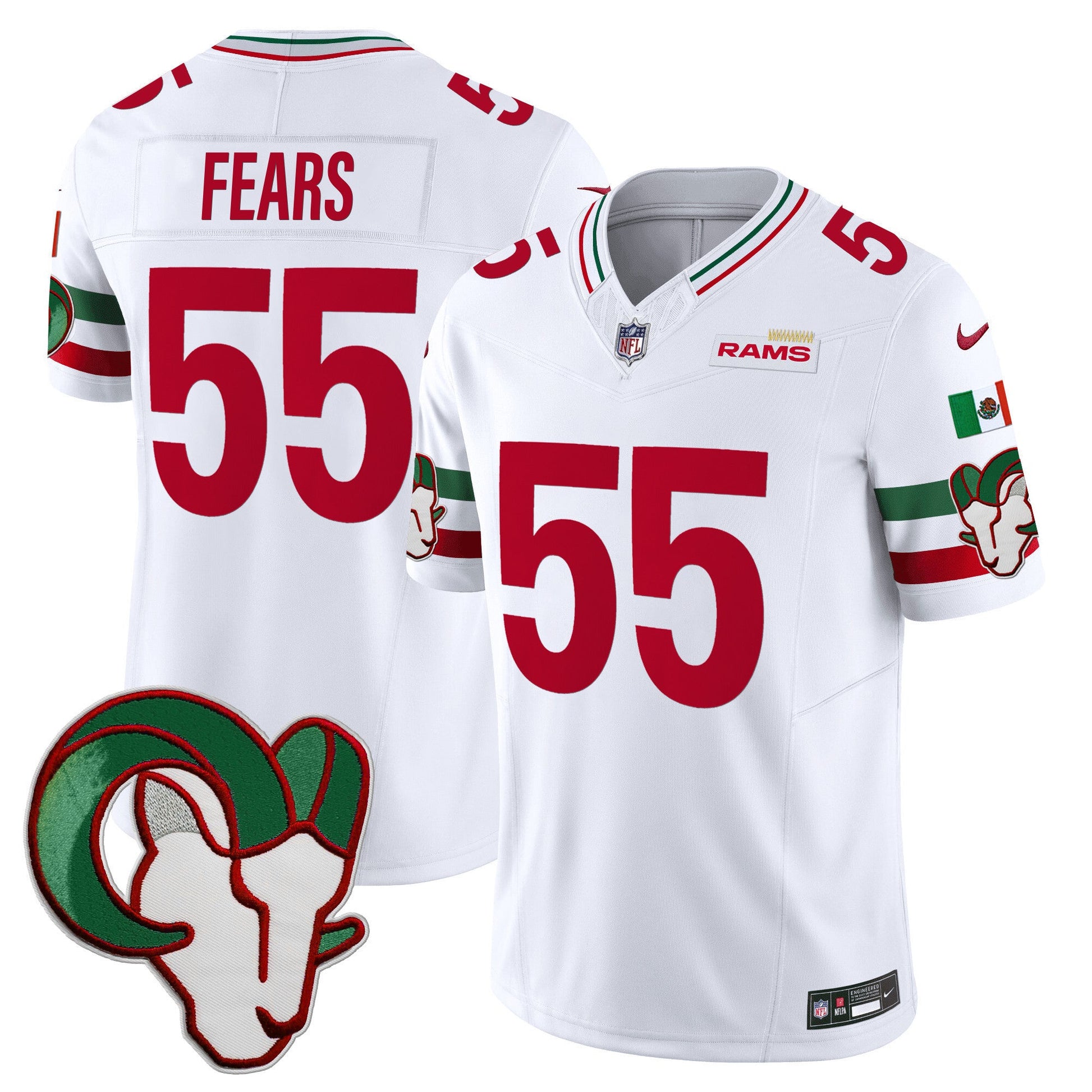 Men's Rams Mexico Vapor Limited Jersey - All Stitched