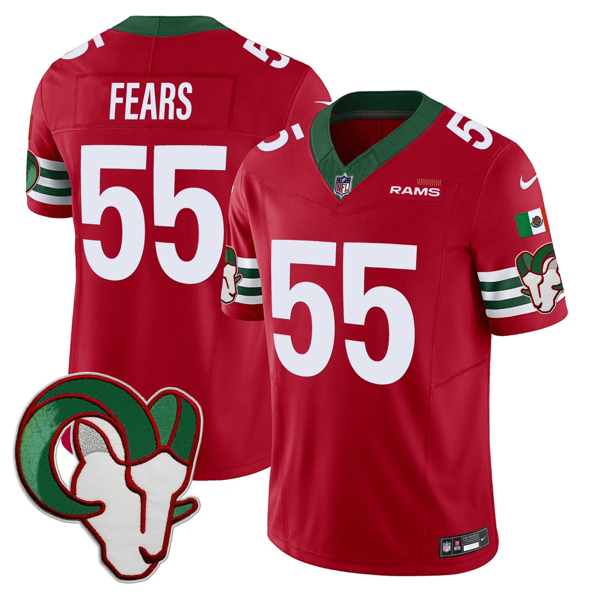 Men's Rams Mexico Vapor Limited Jersey - All Stitched