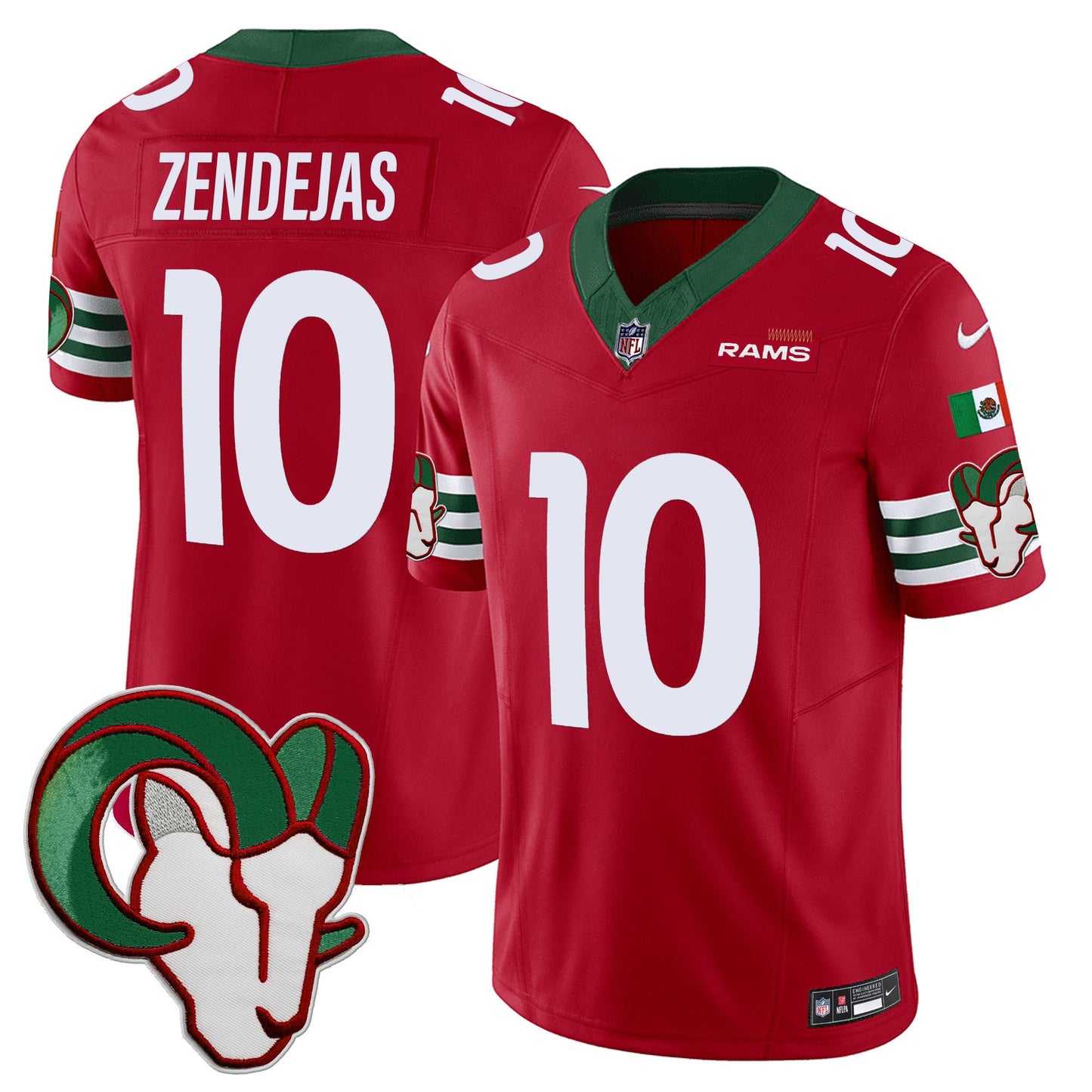 Men's Rams Mexico Vapor Limited Jersey - All Stitched