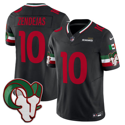 Men's Rams Mexico Vapor Limited Jersey - All Stitched