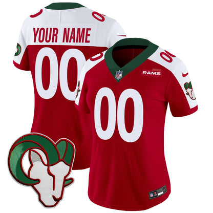 Rams Mexico Vapor Limited Custom Jersey - All Stitched