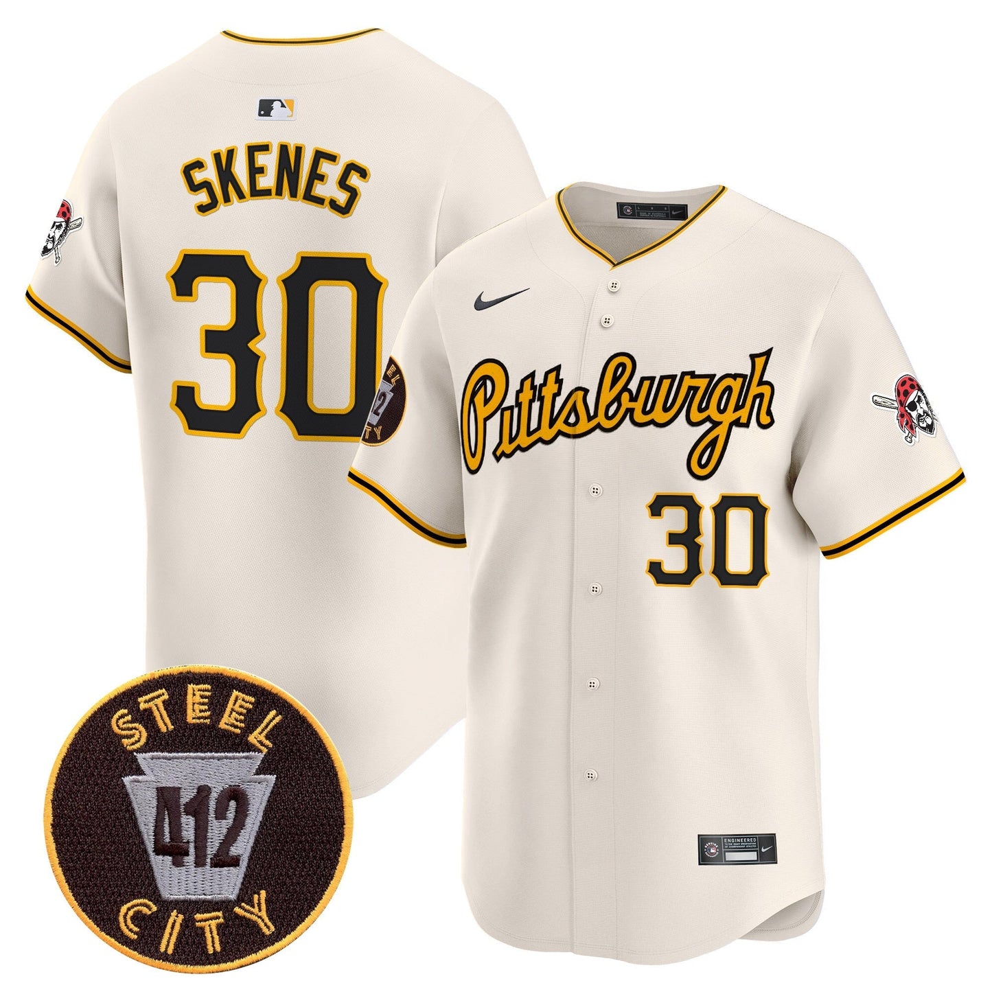 PIT 412 Patch Vapor Premier Limited Jersey V4 - All Stitched
