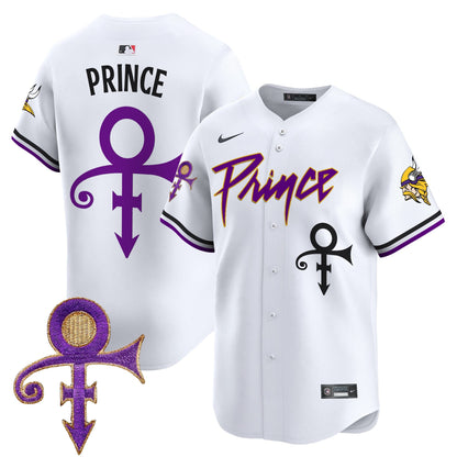 Men's Minnesota Vikings Prince Patch Vapor Premier Limited Jersey - All Stitched