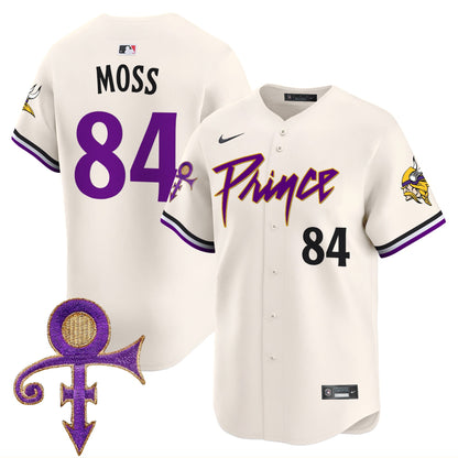 Men's Minnesota Vikings Prince Patch Vapor Premier Limited Jersey - All Stitched
