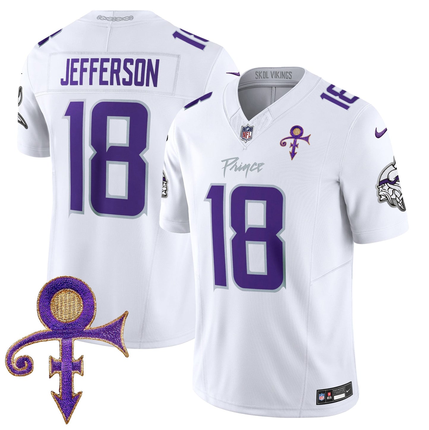 Men's Minnesota Vikings 2024 Prince Vapor Limited Jersey - All Stitched