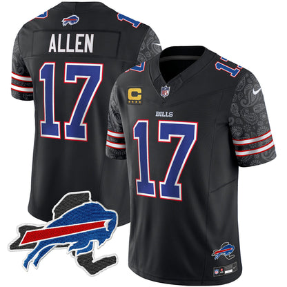 Men's Bills New York Patch Vapor Limited Jersey V2 - All Stitched