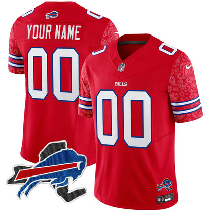 Bills New York Patch Vapor Limited Custom Jersey V2 - All Stitched