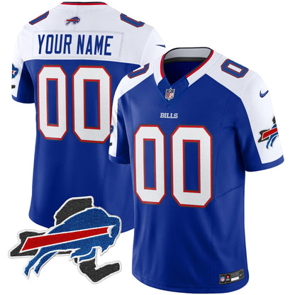 Bills New York Patch Vapor Limited Custom Jersey V2 - All Stitched