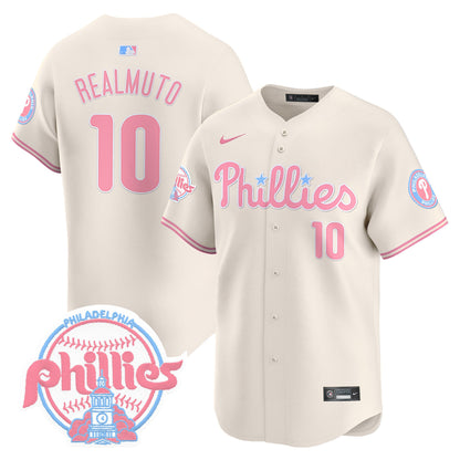 Unisex Phillies Bubblegum Pink Vapor Premier Limited Jersey V2 - All Stitched