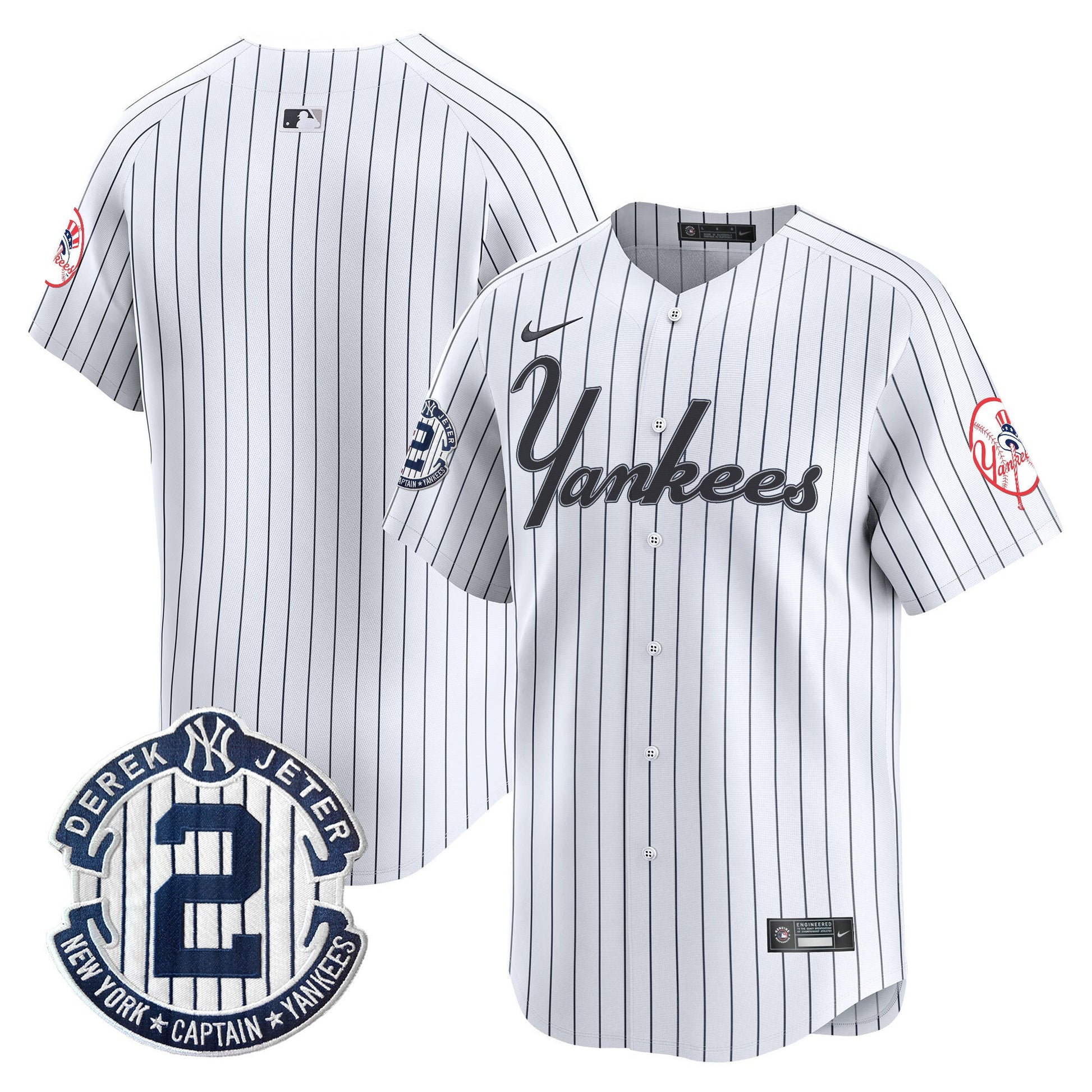 Men's Yankees Throwback Vapor Premier Limited Jersey V2 - All Stitched