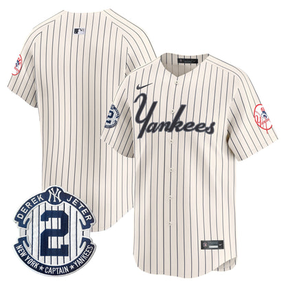 Men's Yankees Throwback Vapor Premier Limited Jersey V2 - All Stitched