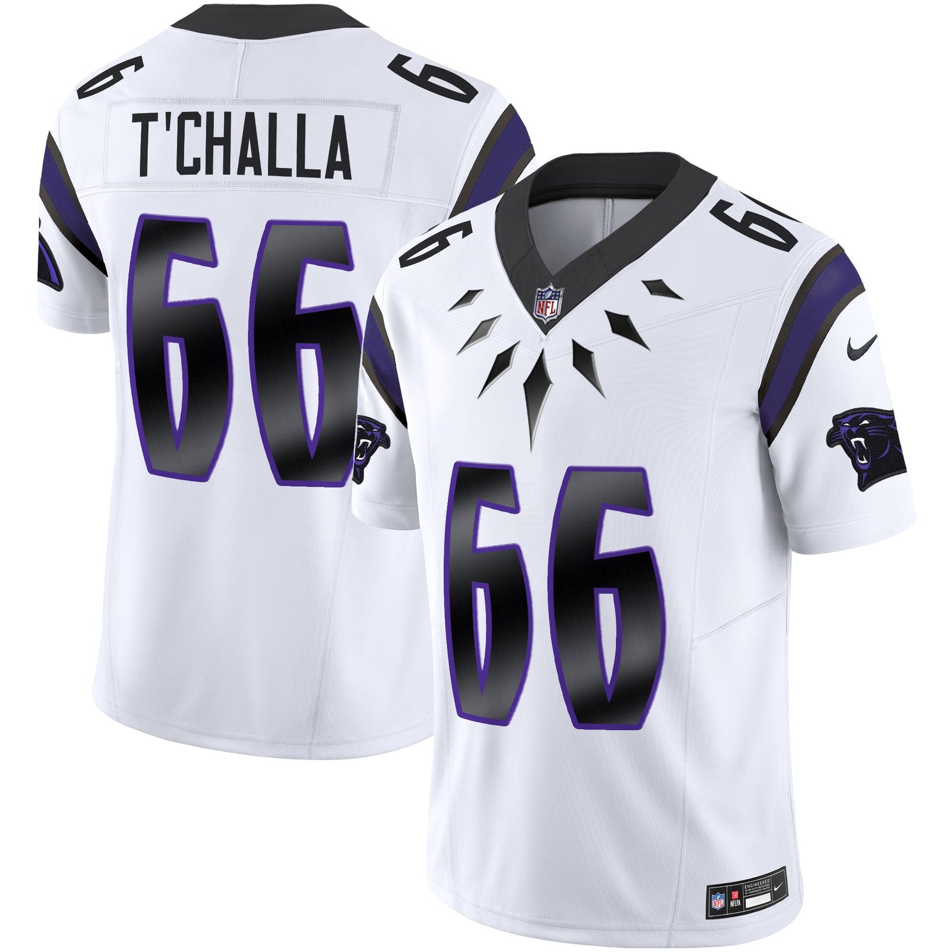Men's Carolina Panthers Wakanda Vapor Limited Jersey - All Stitched