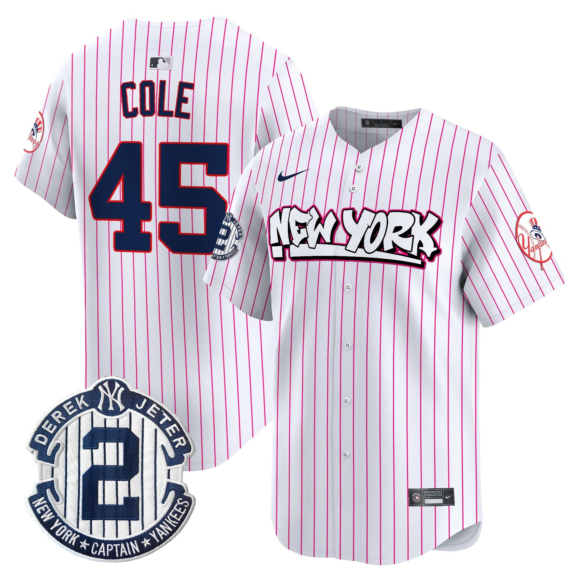 Men's New York Yankees Graffiti Vapor Premier Limited Jersey V2 - All Stitched