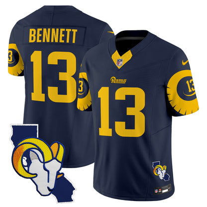 Men's Rams Special Vapor Limited Jersey V2 - All Stitched