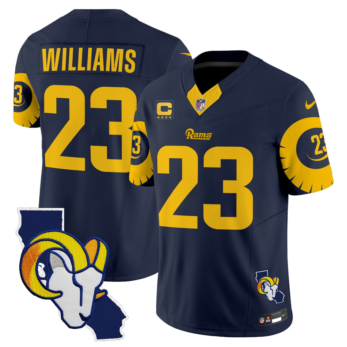 Men's Rams Special Vapor Limited Jersey V2 - All Stitched