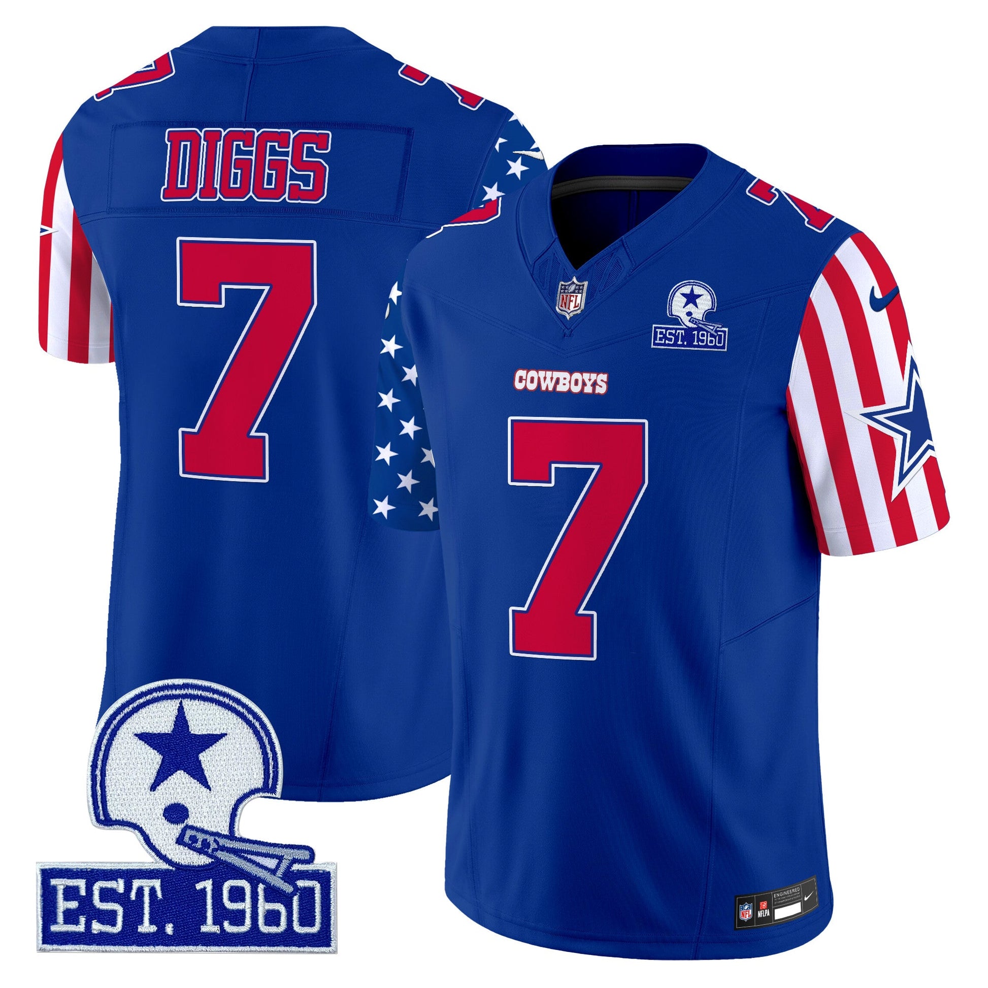 Men's Cowboys American Style Vapor Limited Jersey - All Stitched