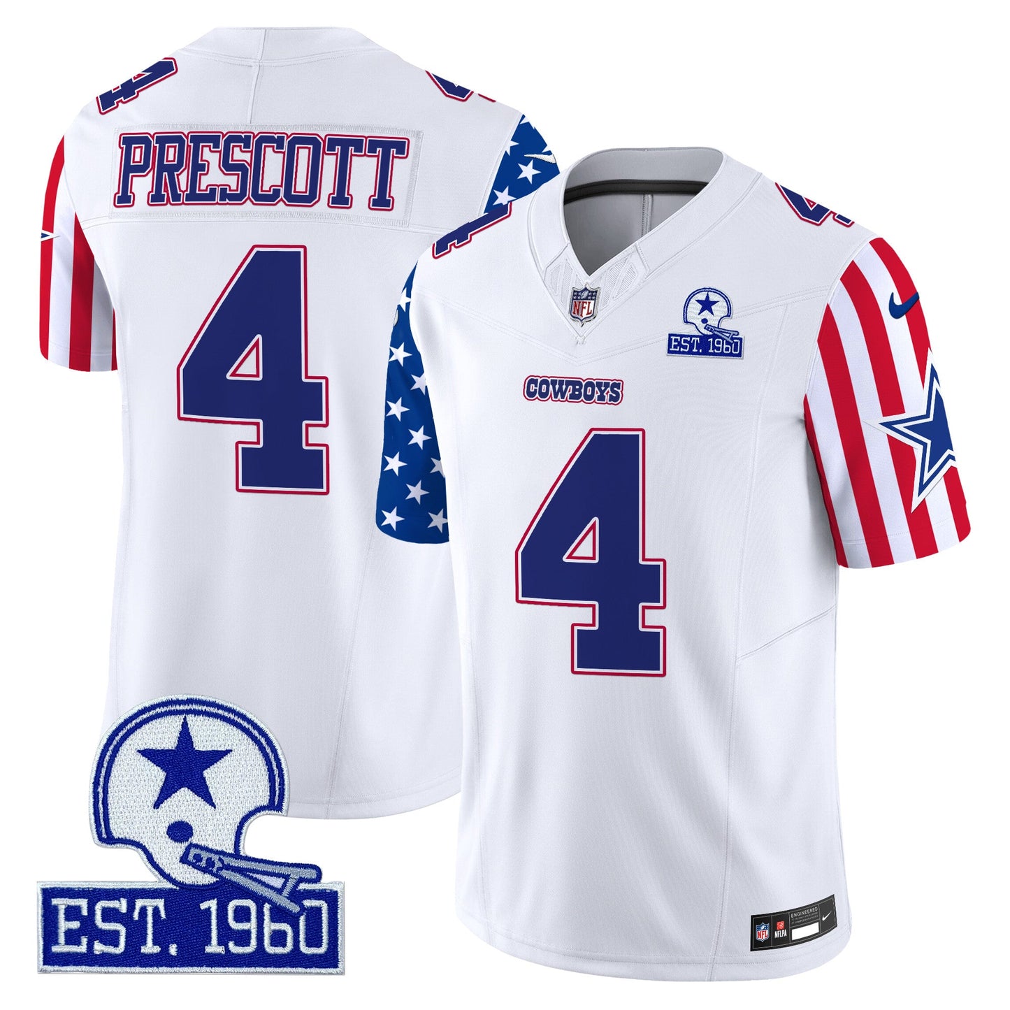 Men's Cowboys American Style Vapor Limited Jersey - All Stitched
