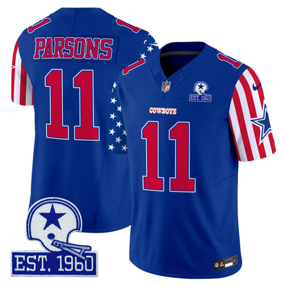 Men's Cowboys American Style Vapor Limited Jersey - All Stitched