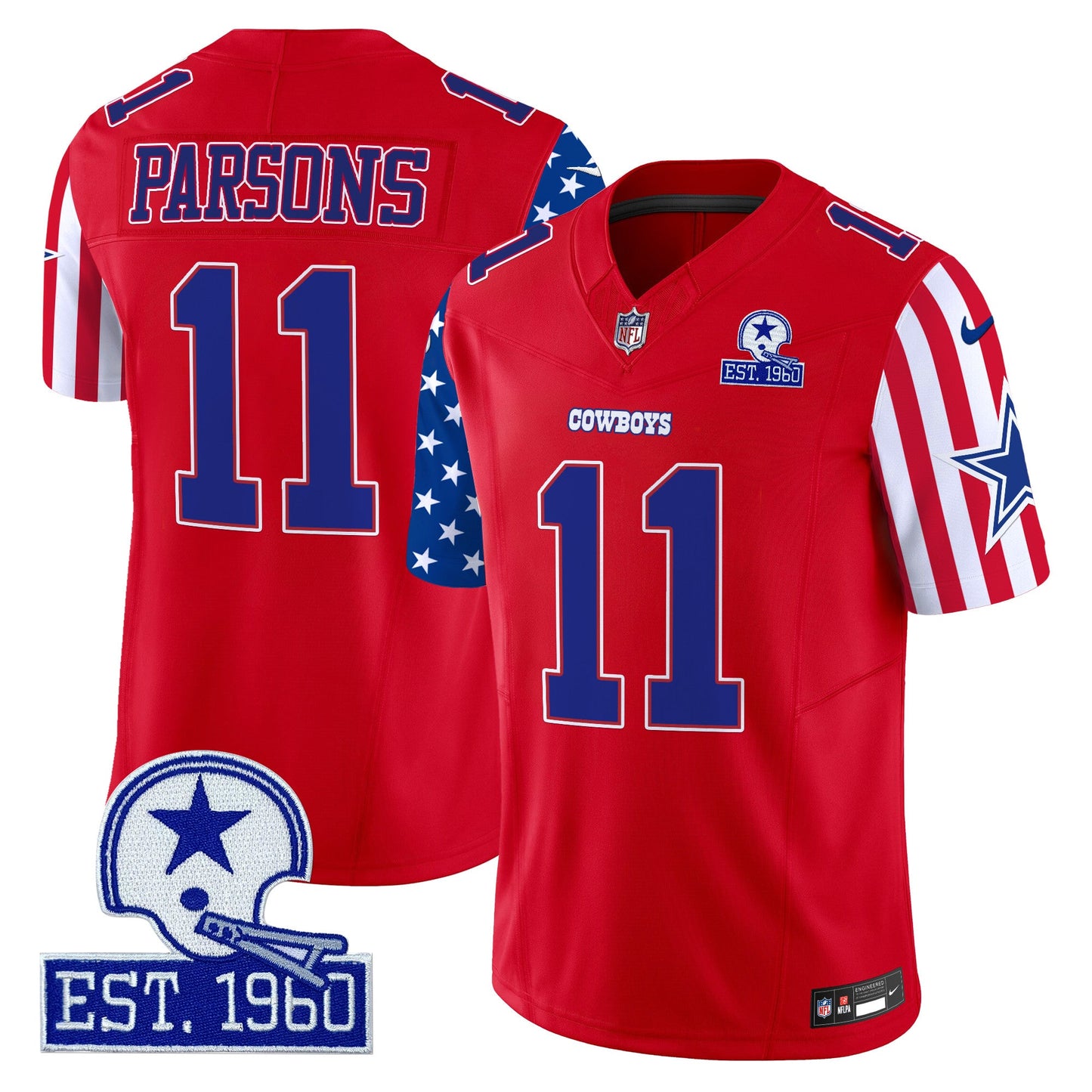 Men's Cowboys American Style Vapor Limited Jersey - All Stitched