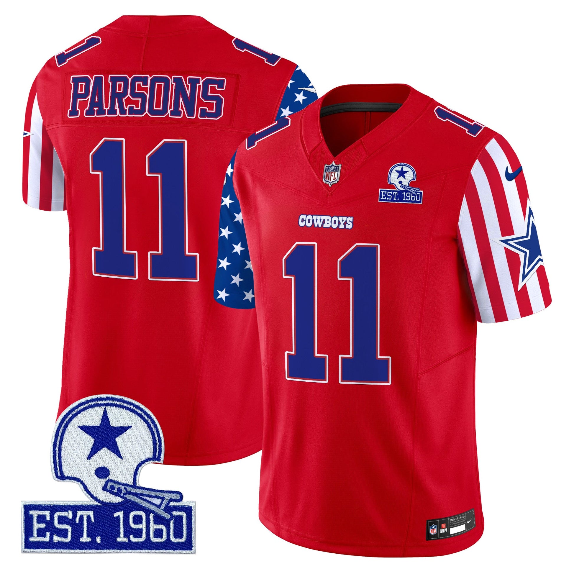 Men's Cowboys American Style Vapor Limited Jersey - All Stitched
