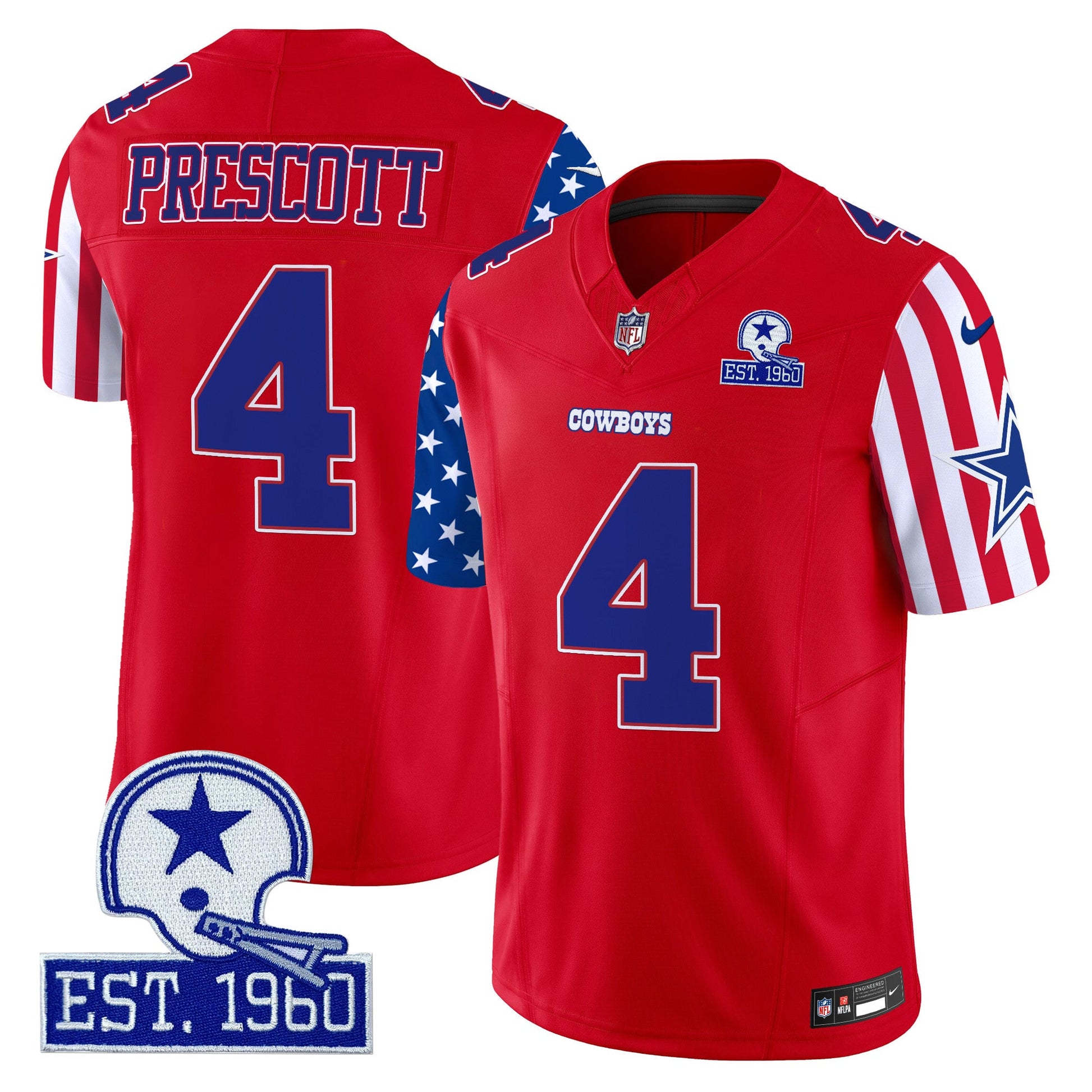 Men's Cowboys American Style Vapor Limited Jersey - All Stitched