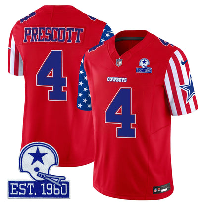 Men's Cowboys American Style Vapor Limited Jersey - All Stitched
