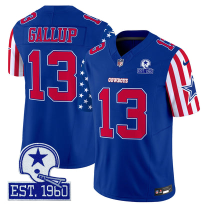 Men's Cowboys American Style Vapor Limited Jersey - All Stitched