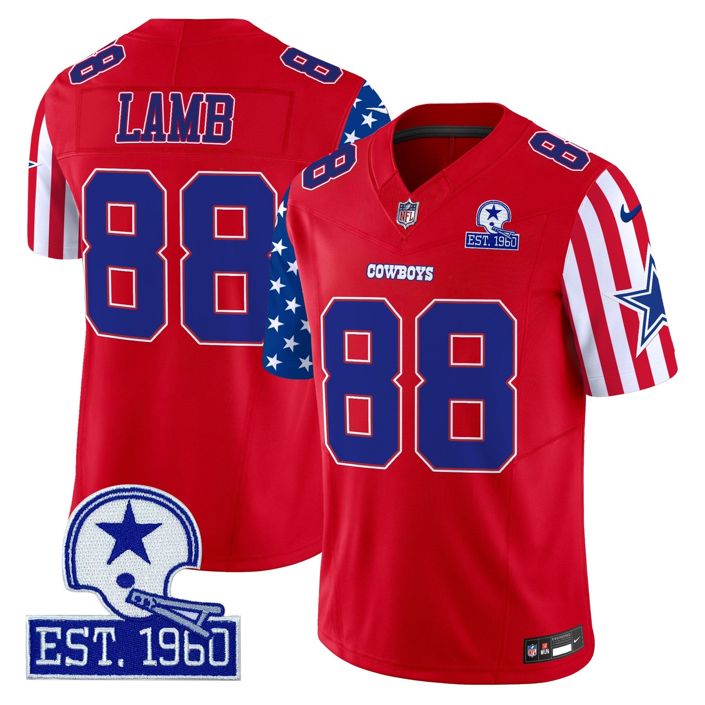 Men's Cowboys American Style Vapor Limited Jersey - All Stitched
