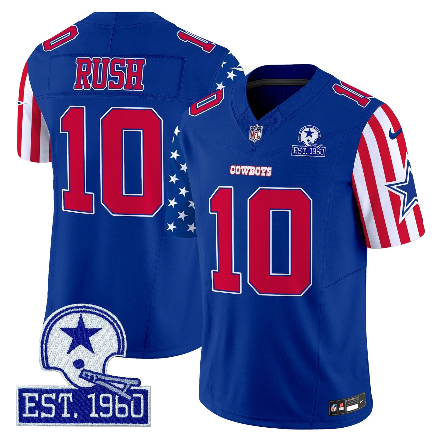 Men's Cowboys American Style Vapor Limited Jersey - All Stitched