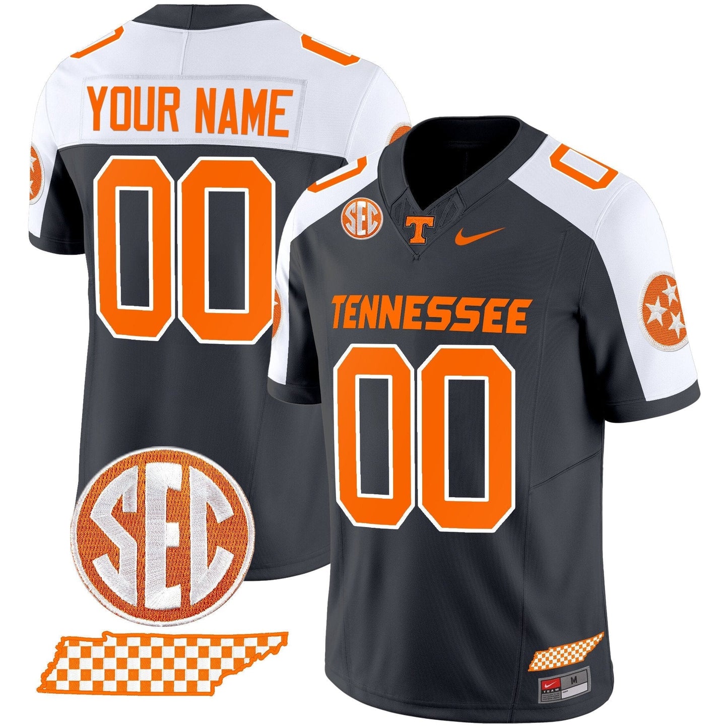 TENN 2024 Vapor Limited Custom Jersey V2 - All Stitched
