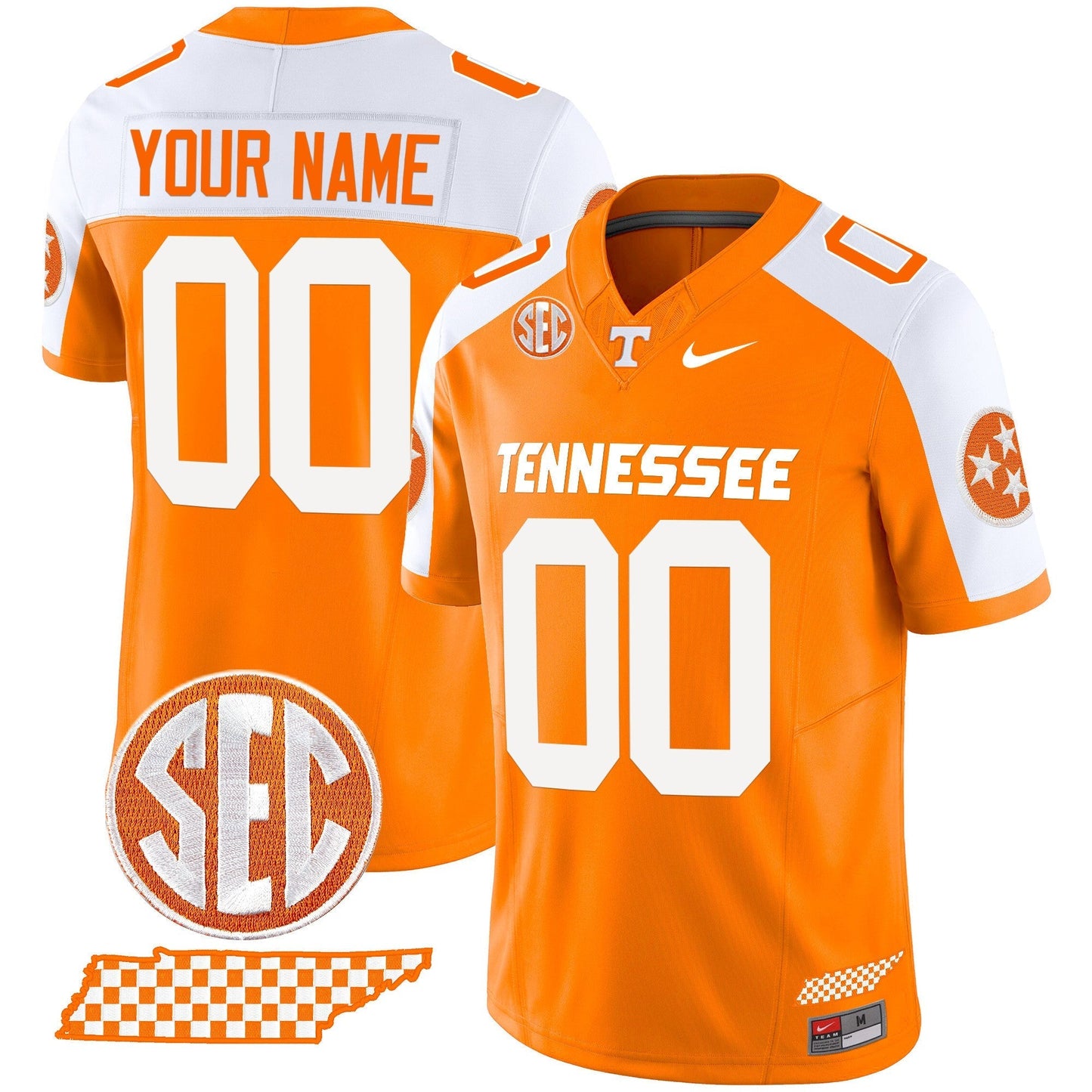 TENN 2024 Vapor Limited Custom Jersey V2 - All Stitched