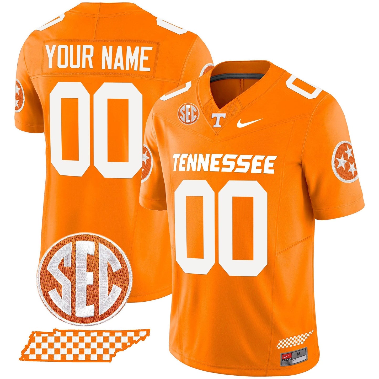 TENN 2024 Vapor Limited Custom Jersey V2 - All Stitched