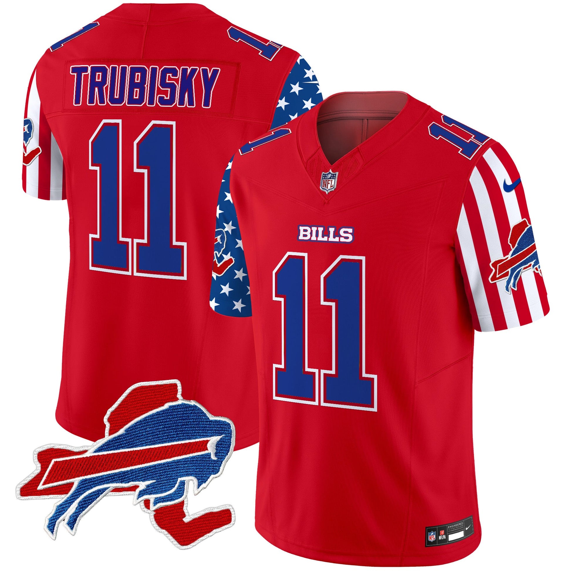 Men's Bills American Style Vapor Limited Jersey - All Stitched