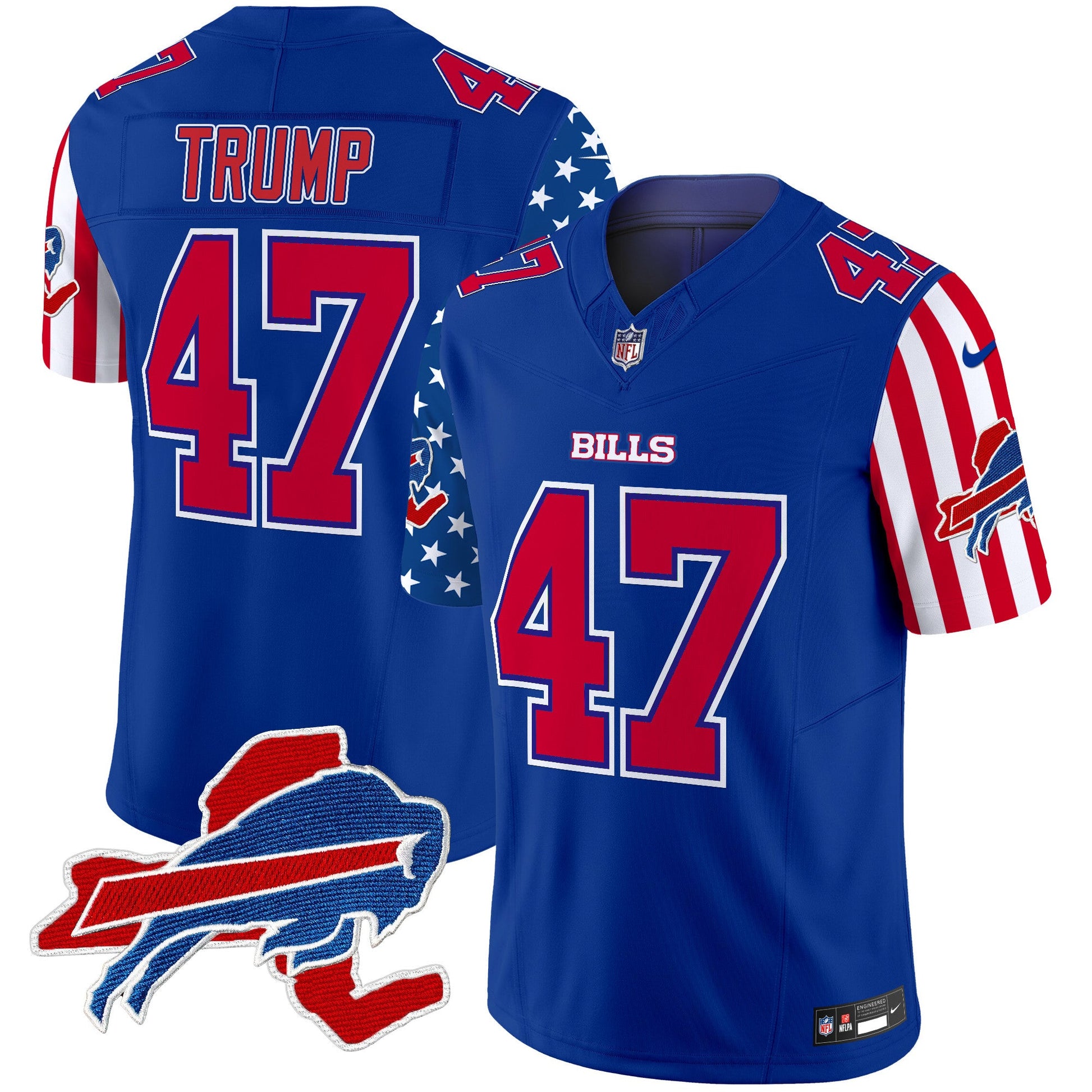 Men's Bills American Style Vapor Limited Jersey - All Stitched