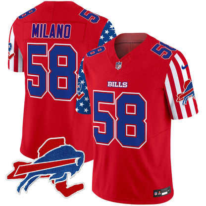 Men's Bills American Style Vapor Limited Jersey - All Stitched