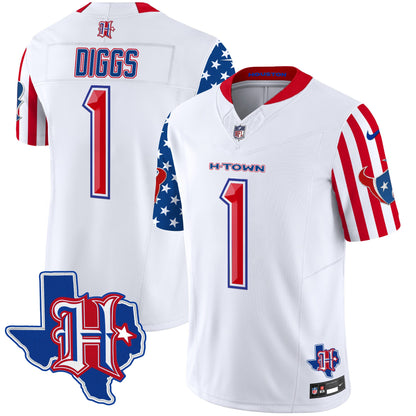 Men's Houston Texans American Style Vapor Limited Jersey - All Stitched