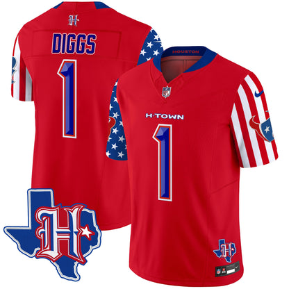 Men's Houston Texans American Style Vapor Limited Jersey - All Stitched