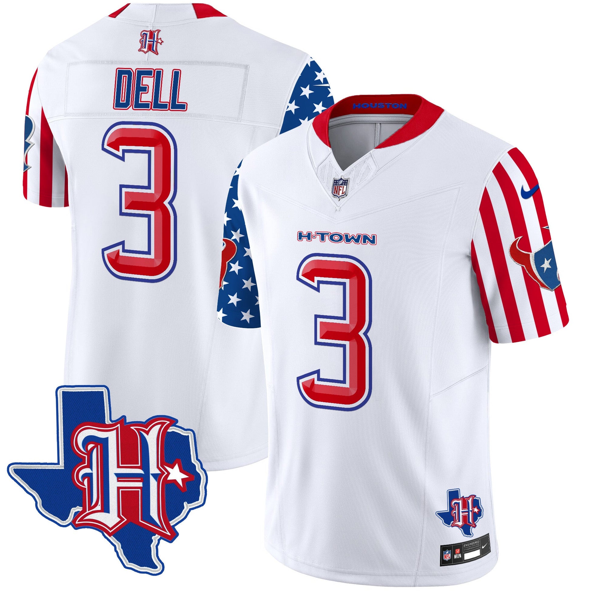 Men's Houston Texans American Style Vapor Limited Jersey - All Stitched