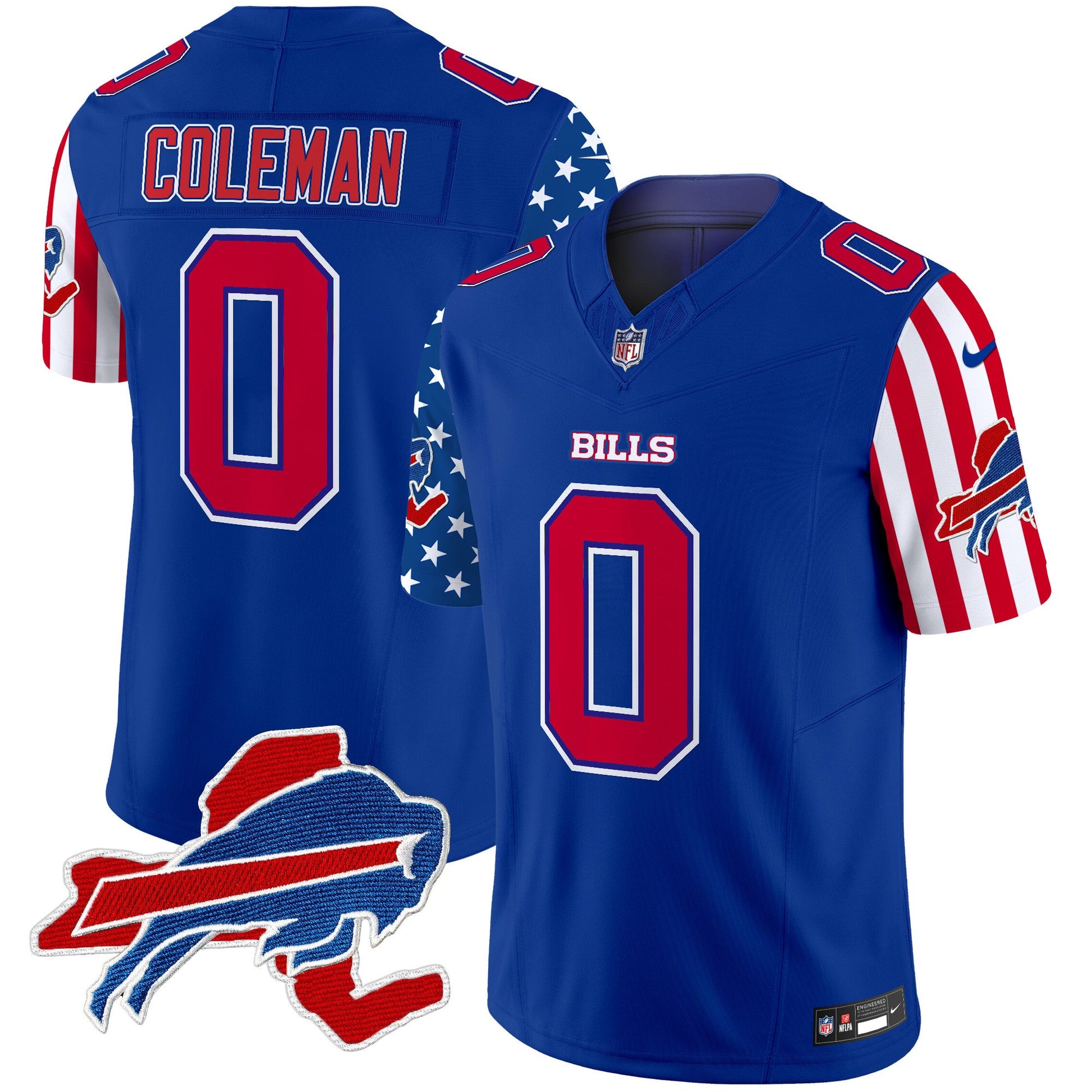 Men's Bills American Style Vapor Limited Jersey - All Stitched