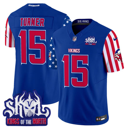 Men's Minnesota Vikings American Style Vapor Limited Jersey - All Stitched