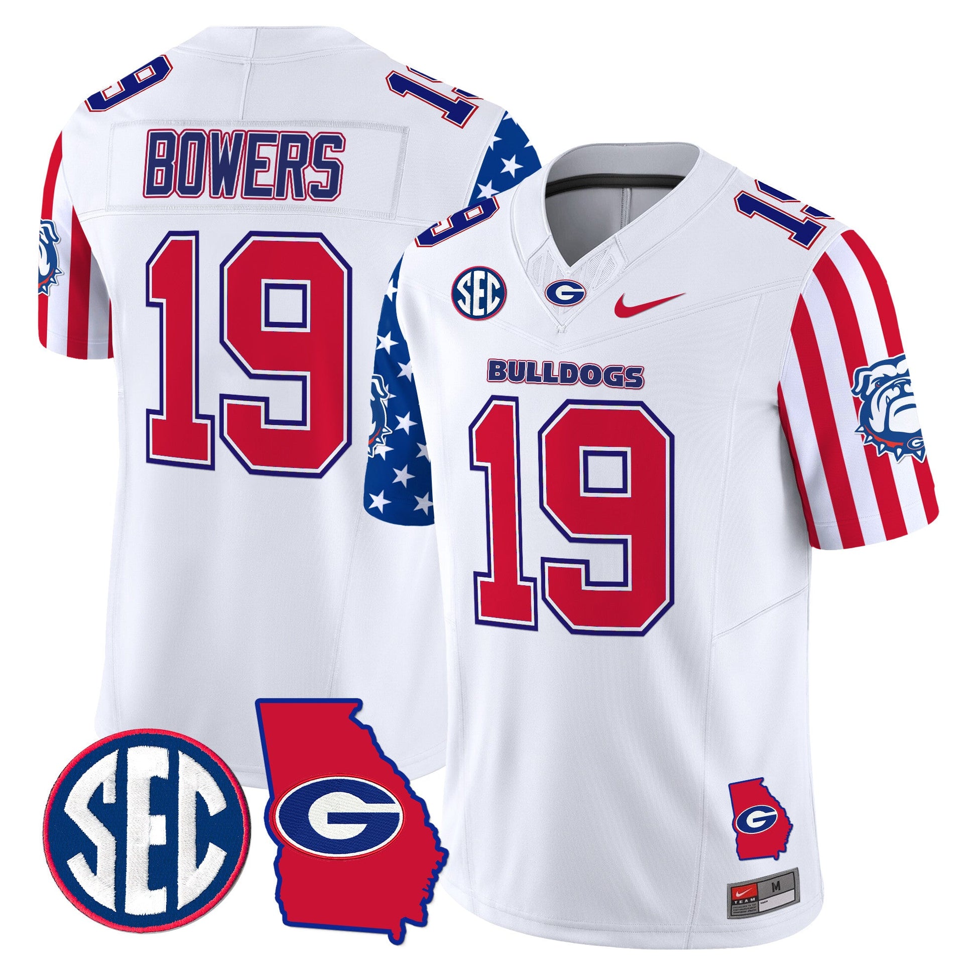 Men's Georgia Bulldogs American Style Vapor Limited Jersey - All Stitched