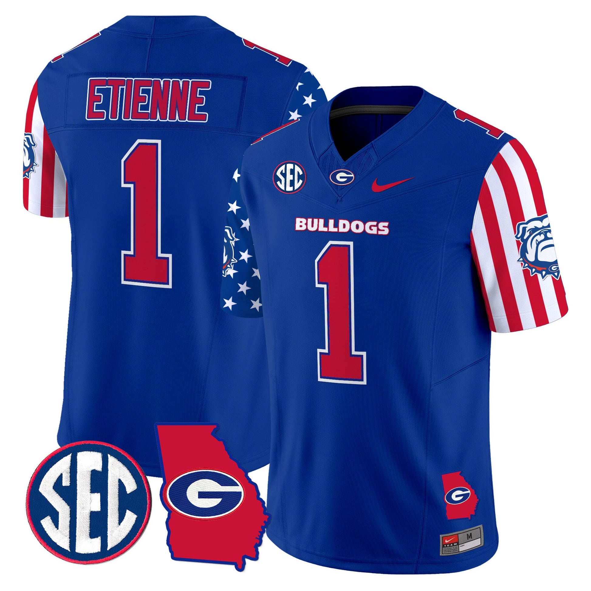 Men's Georgia Bulldogs American Style Vapor Limited Jersey - All Stitched