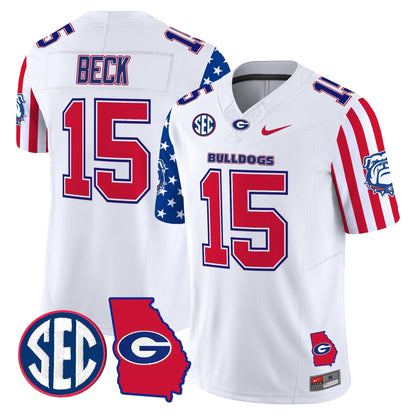 Men's Georgia Bulldogs American Style Vapor Limited Jersey - All Stitched