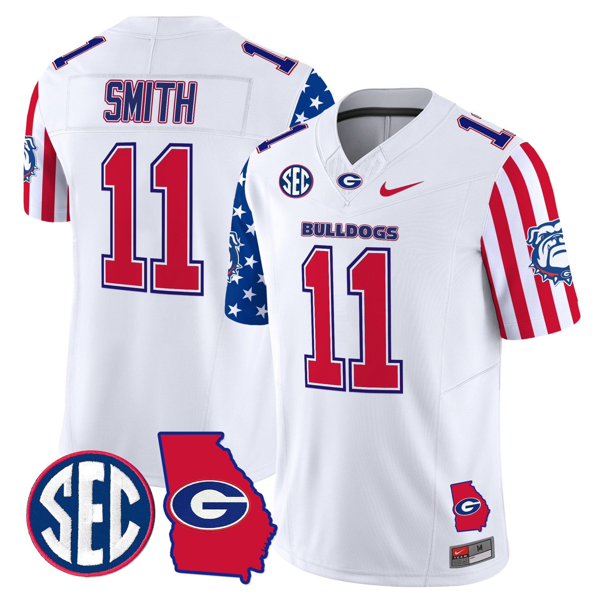 Men's Georgia Bulldogs American Style Vapor Limited Jersey - All Stitched